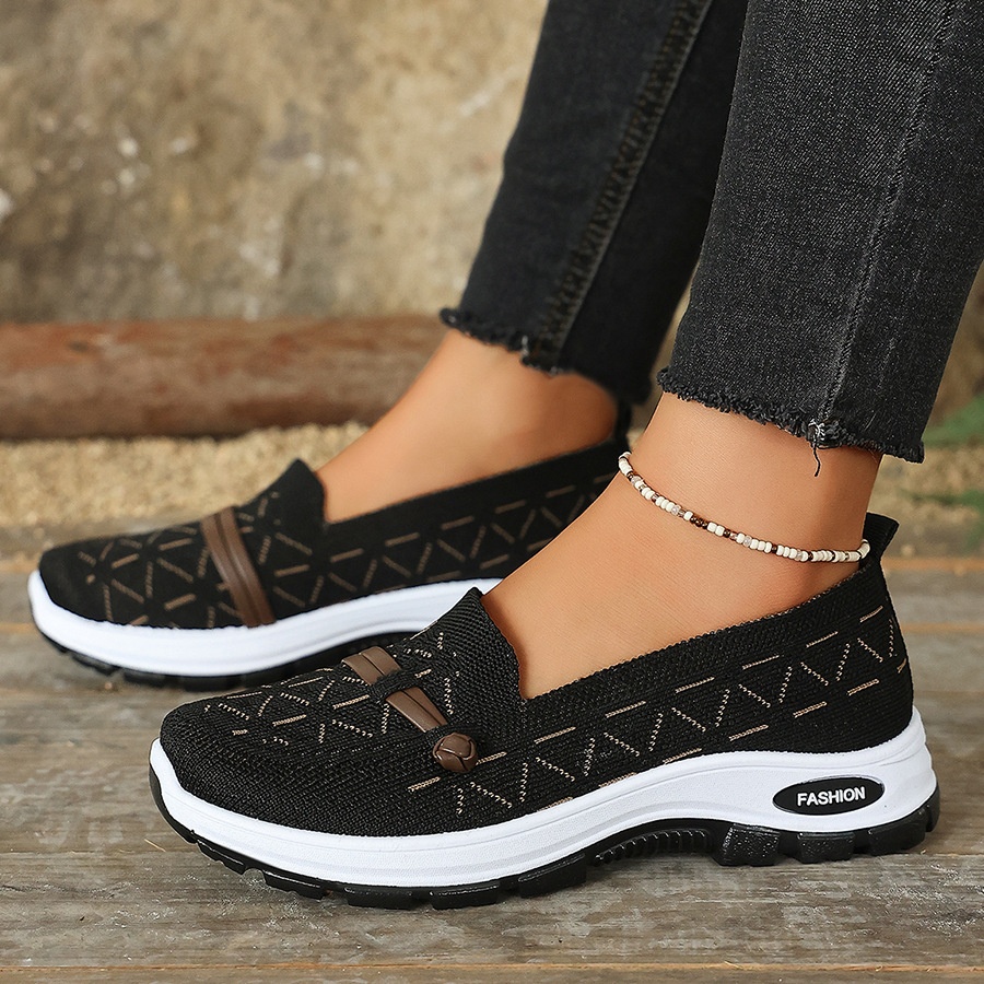 👟 𝐋𝐄𝐓𝐙𝐓𝐄𝐑 𝐓𝐀𝐆: 𝟖𝟎 % 𝐑𝐀𝐁𝐀𝐓𝐓👟Damen Orthopädische Slip-On-Schuhe – Leichte, atmungsaktive und rutschfeste Walking-Schuhe